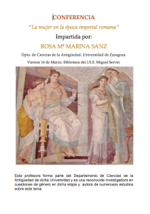 La mujer en época imperial romana