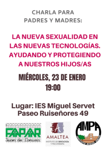 Charla La nueva sexualidad en las nuevas tecnologías